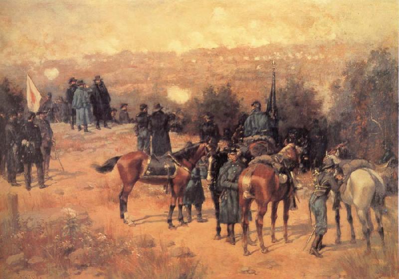 Thure de Thulstrup Grant at Missionary Ridge oil painting picture